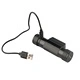 Мощен челник Dulotec H2 V2.0 + батерия 3000 mAh, с бяла и червена светлина