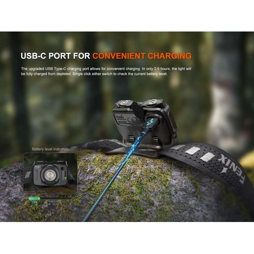 Челник Fenix HL12R V2.0 LED - сив ➤ топ цена ➤ sorbe.bg