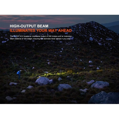 Челник Fenix HL12R V2.0 LED - лилав ➤ топ цена ➤ sorbe.bg