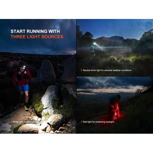 Челник Fenix HP12R-T LED червен ➤ топ цена ➤ sorbe.bg