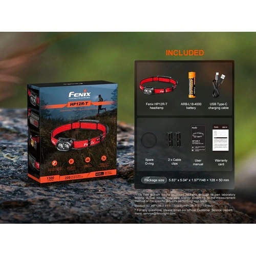 Челник Fenix HP12R-T LED червен ➤ топ цена ➤ sorbe.bg