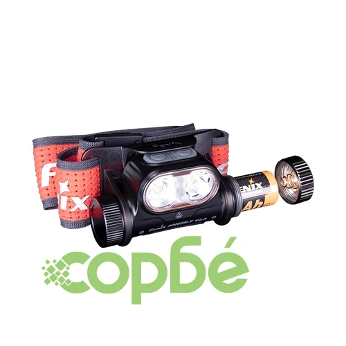 Челник Fenix HM65R-T V2.0 LED черен + Фенер Fenix E04R LED - подаръчен комплект ➤ топ цена ➤ sorbe.bg