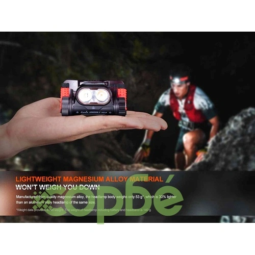 Челник Fenix HM65R-T V2.0 LED замъглено лилав + Фенер Fenix E04R LED - подаръчен комплект ➤ топ цена ➤ sorbe.bg