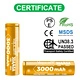 Батерия ултра високоразрядна Vapcell 18650 U30 3000mAh 30A