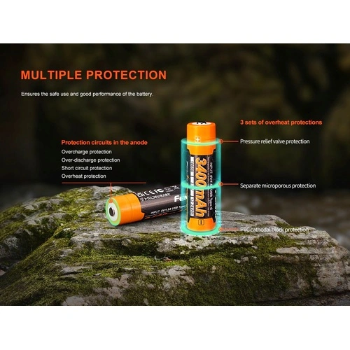 Батерия Fenix ARB-L18-3400U V3.0 - 18650 3400mAh ➤ топ цена ➤ sorbe.bg