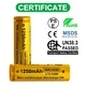 Батерия Vapcell 14500 F12 1250mAh 3A с изпъкнал плюс