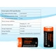 Батерия Vapcell 16340 P1609A 950mAh 3A
