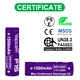 Батерия Vapcell 14500 F15 1500mAh 3A