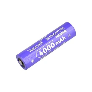 Батерия Vapcell Dulotec 18650 4000mAh 10A - B1840P с изпъкнал плюс и защита