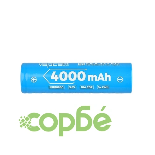 Батерия Vapcell Dulotec 18650 4000mAh 10A - A1840 ➤ топ цена ➤ sorbe.bg