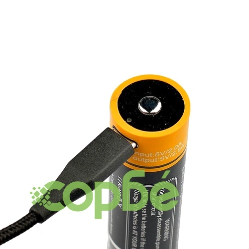 Батерия Vapcell Dulotec 21700 5000mAh 10A - E2150C със защита и USB-C зареждане ➤ топ цена ➤ sorbe.bg