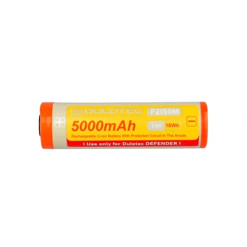 Батерия Vapcell Dulotec 21700 5000mAh 10A - F2150M с терминали от едната страна за фенер Dulotec Defender ➤ топ цена ➤ sorbe.bg