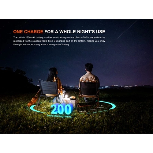Къмпинг лампа Fenix CL22R Polar Night Black ➤ топ цена ➤ sorbe.bg