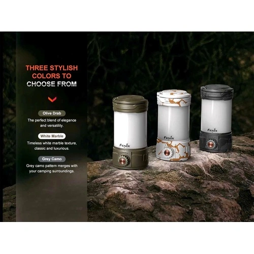 Къмпинг лампа Fenix CL26R PRO LED - сив камуфлаж ➤ топ цена ➤ sorbe.bg