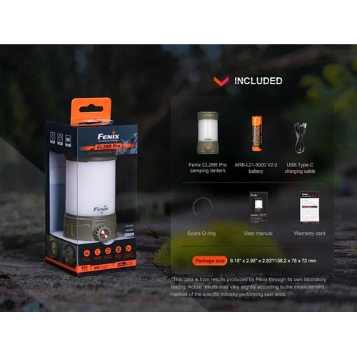 Къмпинг лампа Fenix CL26R PRO LED - сив камуфлаж ➤ топ цена ➤ sorbe.bg