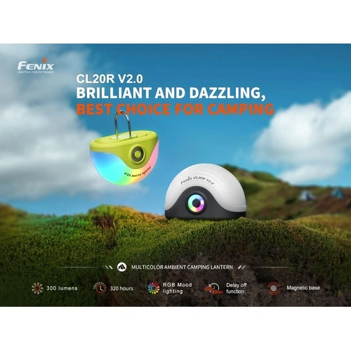 Къмпинг лампа Fenix CL20R V2.0 LED - зелена ➤ топ цена ➤ sorbe.bg