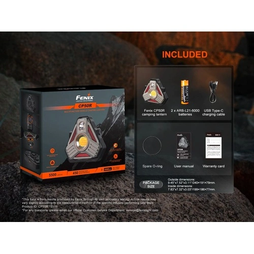 Професионална Работна - Къмпинг лампа Fenix CP50R LED ➤ топ цена ➤ sorbe.bg