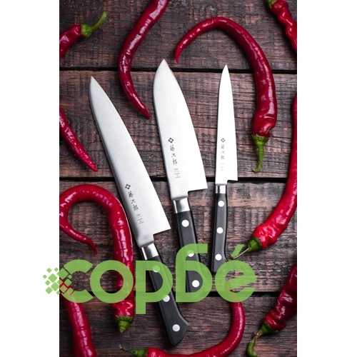 Комплект професионални кухненски ножове Tojiro DP FT-032 - VG10 ламинат ➤ топ цена ➤ sorbe.bg