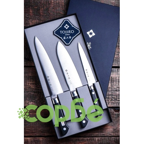 Комплект професионални кухненски ножове Tojiro DP FT-032 - VG10 ламинат ➤ топ цена ➤ sorbe.bg