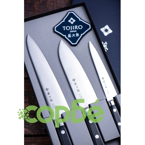 Комплект професионални кухненски ножове Tojiro DP FT-032 - VG10 ламинат ➤ топ цена ➤ sorbe.bg