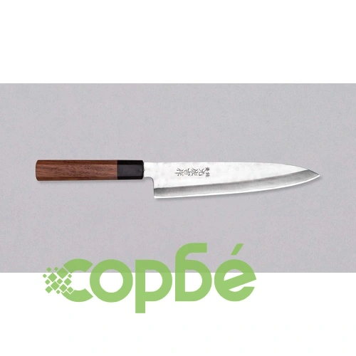 Кухненски нож Yoshida Hamono ZDP-189 Gyuto Silver Tsuchime 210mm ➤ топ цена ➤ sorbe.bg