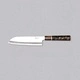 Кухненски нож Yoshida Hamono ZDP-189 Santoku Silver Gold Carbon 180mm