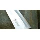 Кухненски нож Yoshida Hamono ZDP-189 Santoku Silver Gold Carbon 180mm