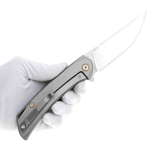 Сгъваем нож SRM 1411-TZ - дръжка от титан и 154CM стомана ➤ топ цена ➤ sorbe.bg