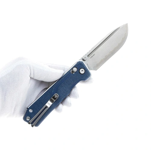 Сгъваем нож SRM 7228B-ME2 - дръжка от Micarta и ламинирана 140Cr стомана ➤ топ цена ➤ sorbe.bg
