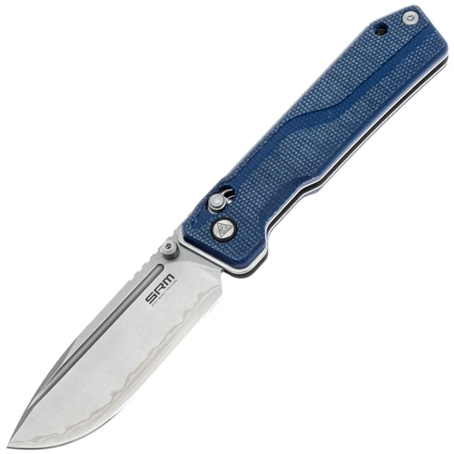 Сгъваем нож SRM 7228B-ME2 - дръжка от Micarta и ламинирана 140Cr стомана ➤ топ цена ➤ sorbe.bg