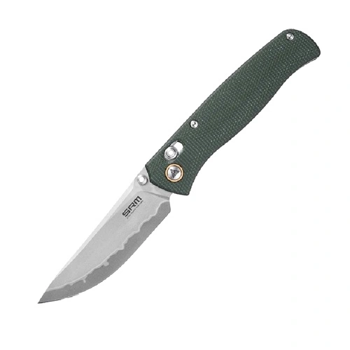 Сгъваем нож SRM 255L-MG2 - дръжка от Micarta и ламинирана 140Cr стомана ➤ топ цена ➤ sorbe.bg