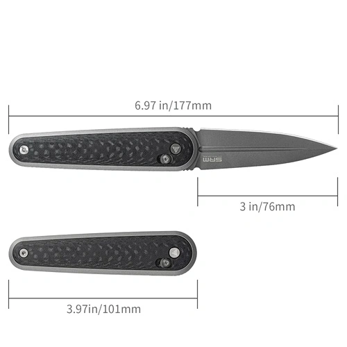 Сгъваем нож SRM 251MB-GB - дръжка от G10 и N690 стомана ➤ топ цена ➤ sorbe.bg