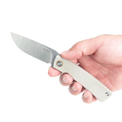 Сгъваем нож SRM 105M-GK - дръжка от G10 и 14C28N стомана ➤ топ цена ➤ sorbe.bg