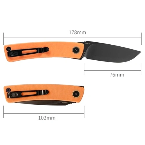 Сгъваем нож SRM 105M-GJ - дръжка от G10 и 14C28N стомана ➤ топ цена ➤ sorbe.bg