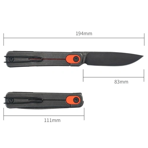 Сгъваем нож SRM 135L-GJ - дръжка от G10 и 14C28N стомана ➤ топ цена ➤ sorbe.bg