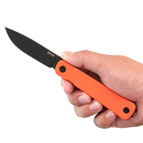 Сгъваем нож SRM 135L-GJ - дръжка от G10 и 14C28N стомана ➤ топ цена ➤ sorbe.bg