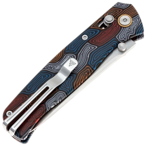 Сгъваем нож SRM Medal 255L-GQ - дръжка от G10 и ламинирана 140Cr стомана ➤ топ цена ➤ sorbe.bg