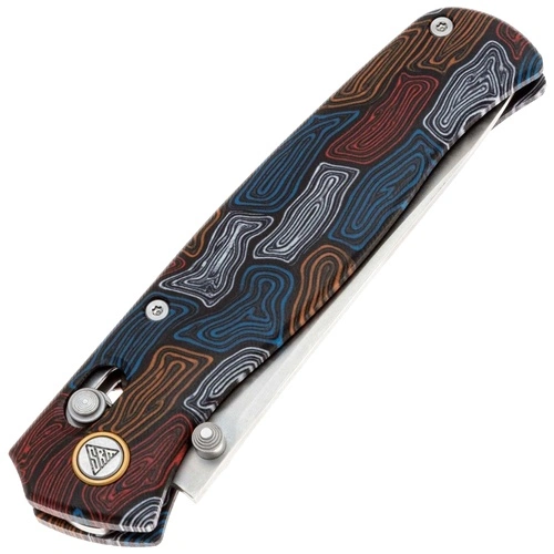 Сгъваем нож SRM Medal 255L-GQ - дръжка от G10 и ламинирана 140Cr стомана ➤ топ цена ➤ sorbe.bg