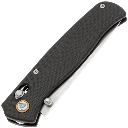 Сгъваем нож SRM Medal 255L-CB  - дръжка от карбон и ламинирана 140Cr стомана ➤ топ цена ➤ sorbe.bg