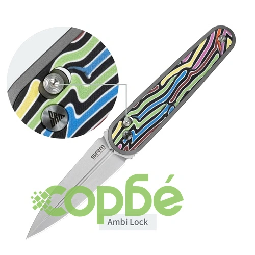 Сгъваем нож SRM 251MB-GX - дръжка от G10 и N690 стомана ➤ топ цена ➤ sorbe.bg