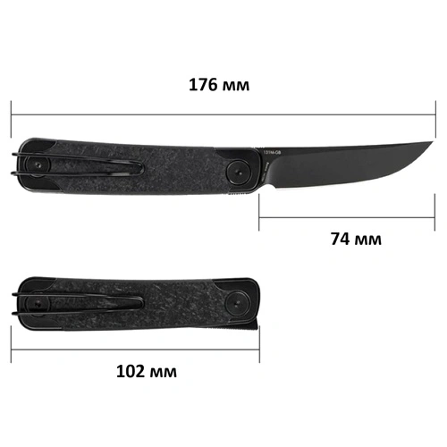 Сгъваем нож SRM 131M-GB Enso - дръжка от G10 и 14C28N стомана ➤ топ цена ➤ sorbe.bg