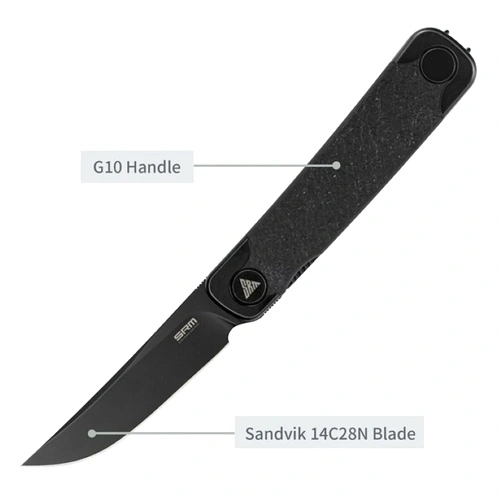 Сгъваем нож SRM 131M-GB Enso - дръжка от G10 и 14C28N стомана ➤ топ цена ➤ sorbe.bg