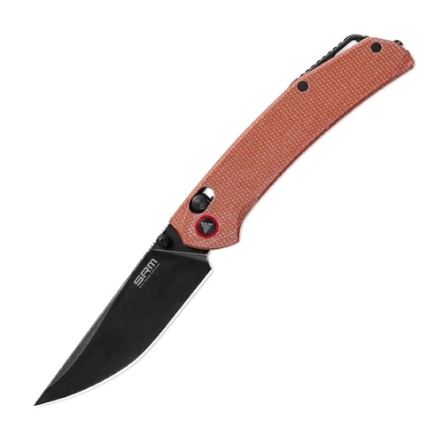 Сгъваем нож SRM 411L-MN Asika - дръжка от micarta и 14C28N стомана ➤ топ цена ➤ sorbe.bg