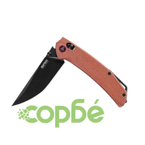 Сгъваем нож SRM 411L-MN Asika - дръжка от micarta и 14C28N стомана ➤ топ цена ➤ sorbe.bg