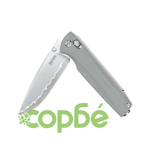 Сгъваем нож SRM 258L-GK2 Terrier - дръжка от G10 и ламинирана 140Cr стомана ➤ топ цена ➤ sorbe.bg