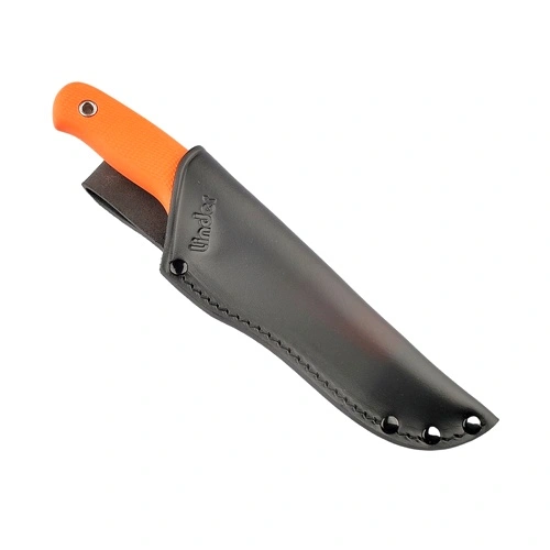 Нож с фиксирано острие Linder Super Edge 2 - оранжева дръжка ➤ топ цена ➤ sorbe.bg