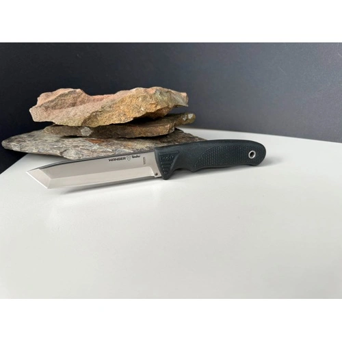 Нож с фиксирано острие Linder Worker Super Edge 8  - черна дръжка ➤ топ цена ➤ sorbe.bg