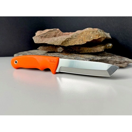 Нож с фиксирано острие Linder Worker Super Edge 8 - оранжева дръжка ➤ топ цена ➤ sorbe.bg