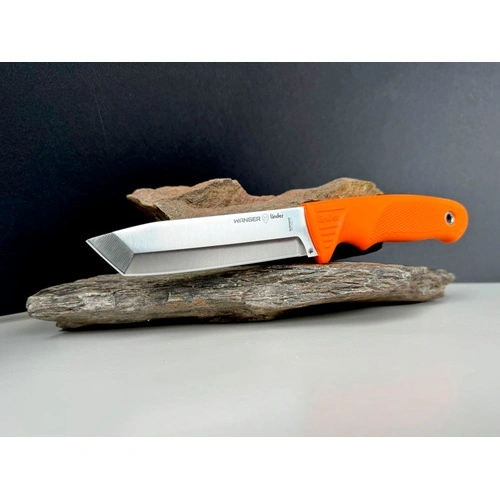 Нож с фиксирано острие Linder Worker Super Edge 8 - оранжева дръжка ➤ топ цена ➤ sorbe.bg