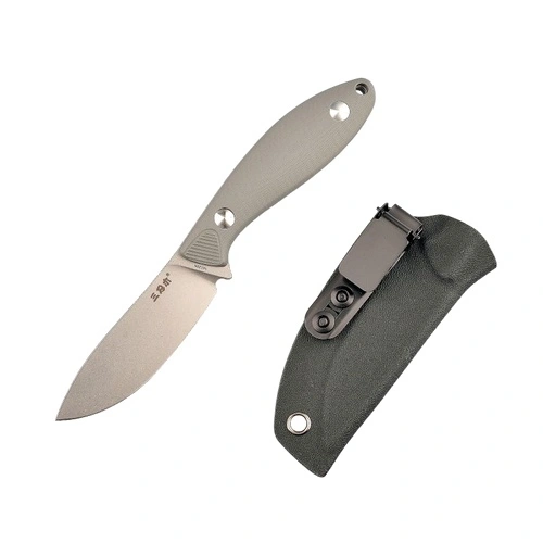 Нож с фиксирано острие Sanrenmu S643-GK - дръжка от G10 и 14C28N стомана ➤ топ цена ➤ sorbe.bg